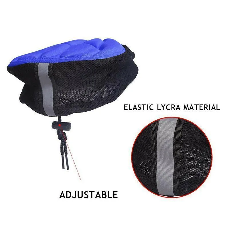 3D Silicone Soft Bike Seat Saddle Cover