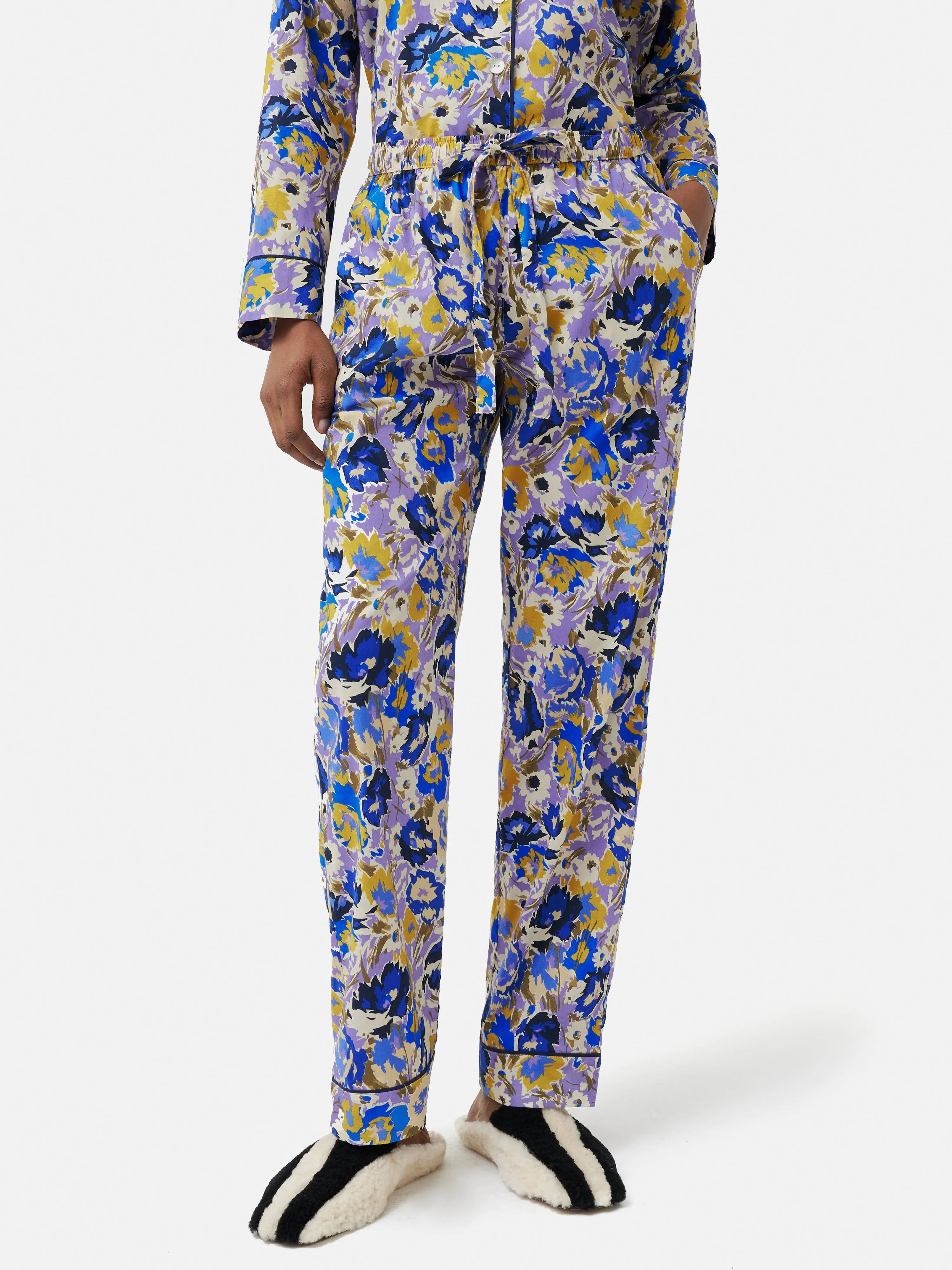 Abstract Meadow Pyjama | Ivory