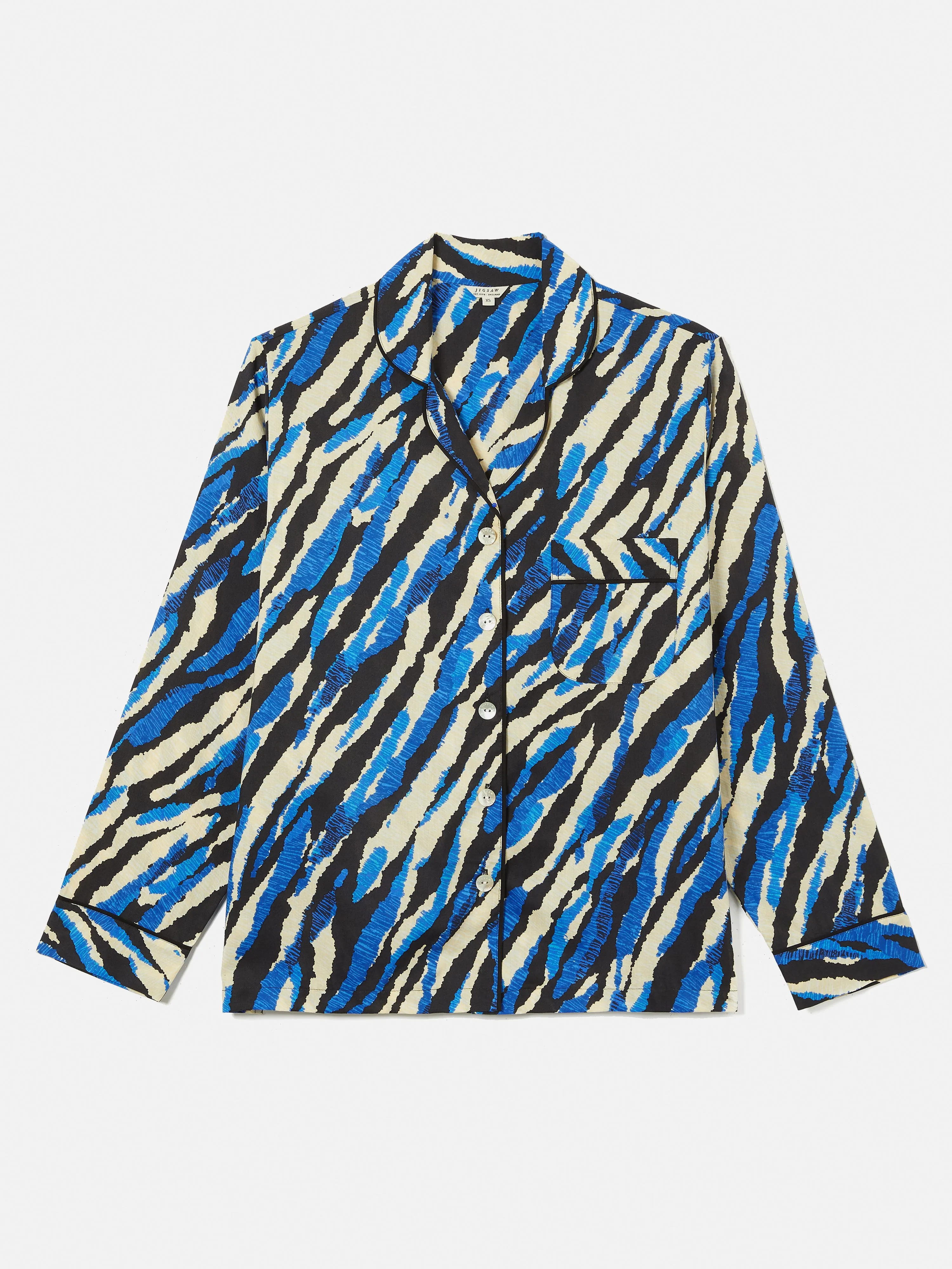 Abstract Zebra Pyjama | Blue