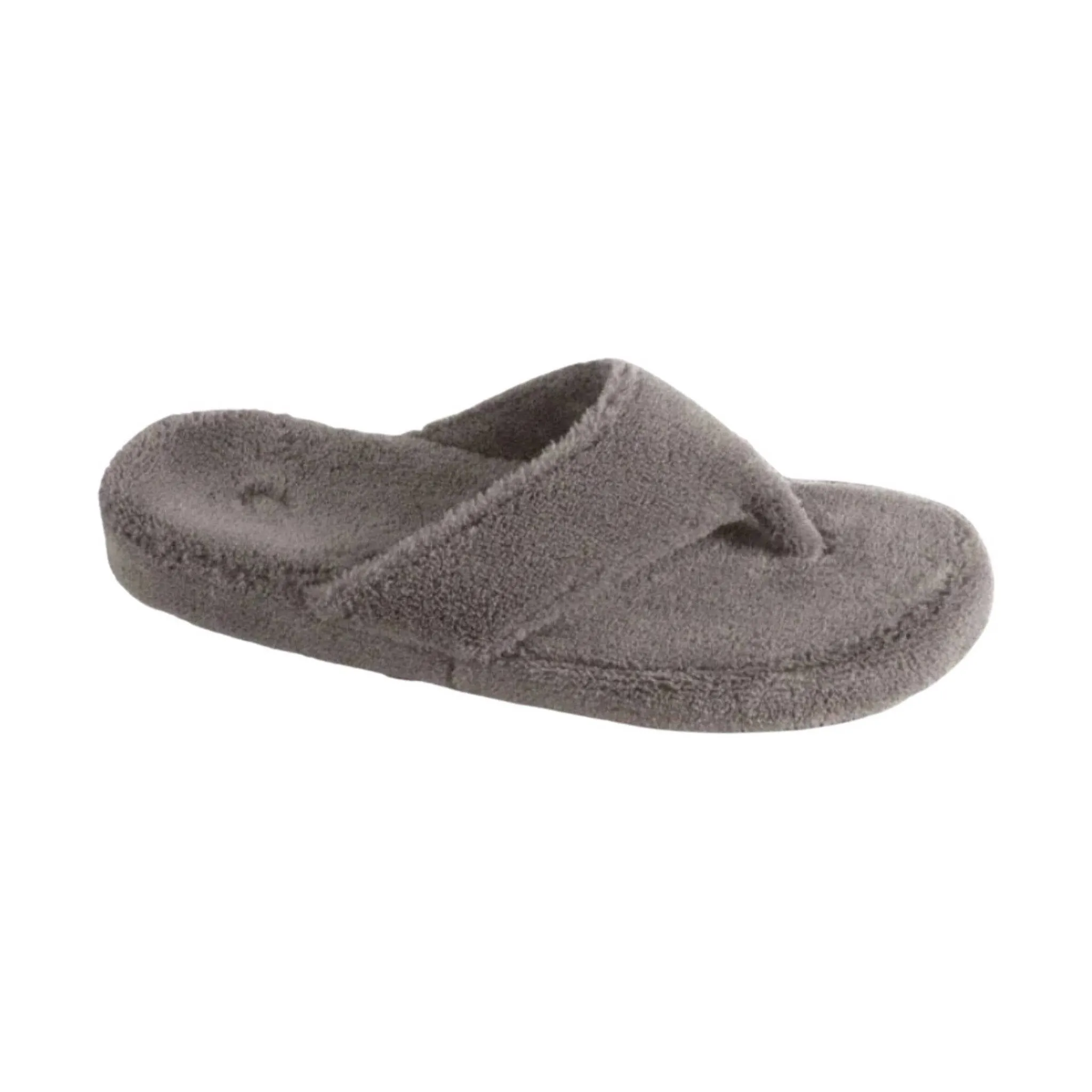 Acorn Women's Spa Thong Slipper - Grey FINAL SALE