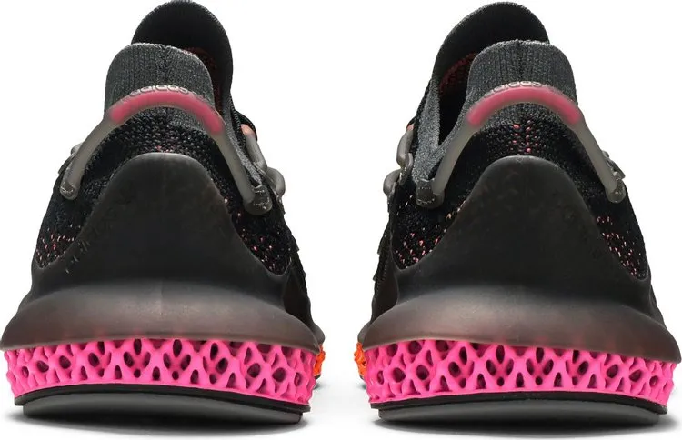 Adidas 4D Fusio 'Black Orange Pink' sneakers, black