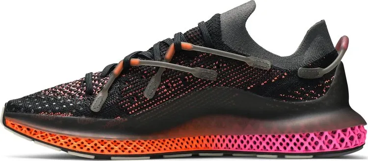 Adidas 4D Fusio 'Black Orange Pink' sneakers, black