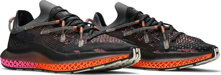 Adidas 4D Fusio 'Black Orange Pink' sneakers, black