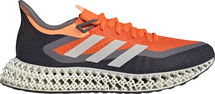 Adidas 4DFWD 2 'Impact Orange Grey' sneakers, orange