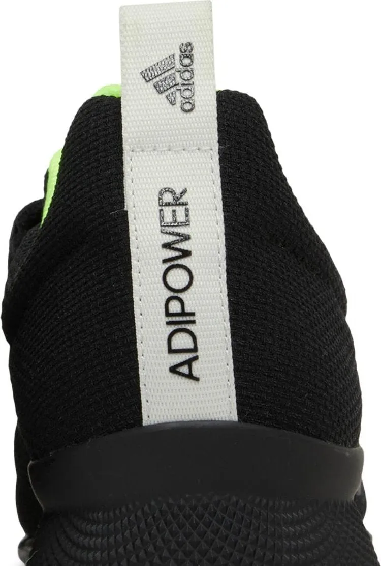 Adidas Adipower Weightlifting 2 'Black Signal Green' sneakers, black