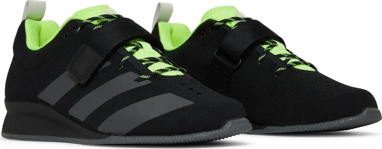 Adidas Adipower Weightlifting 2 'Black Signal Green' sneakers, black