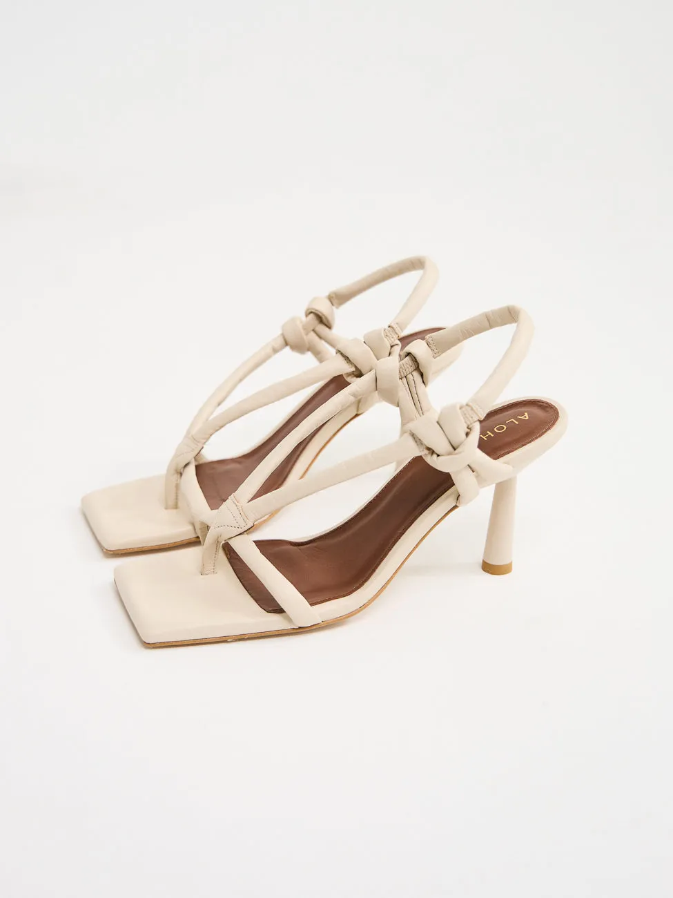 Alohas Sheila Heel in Cream