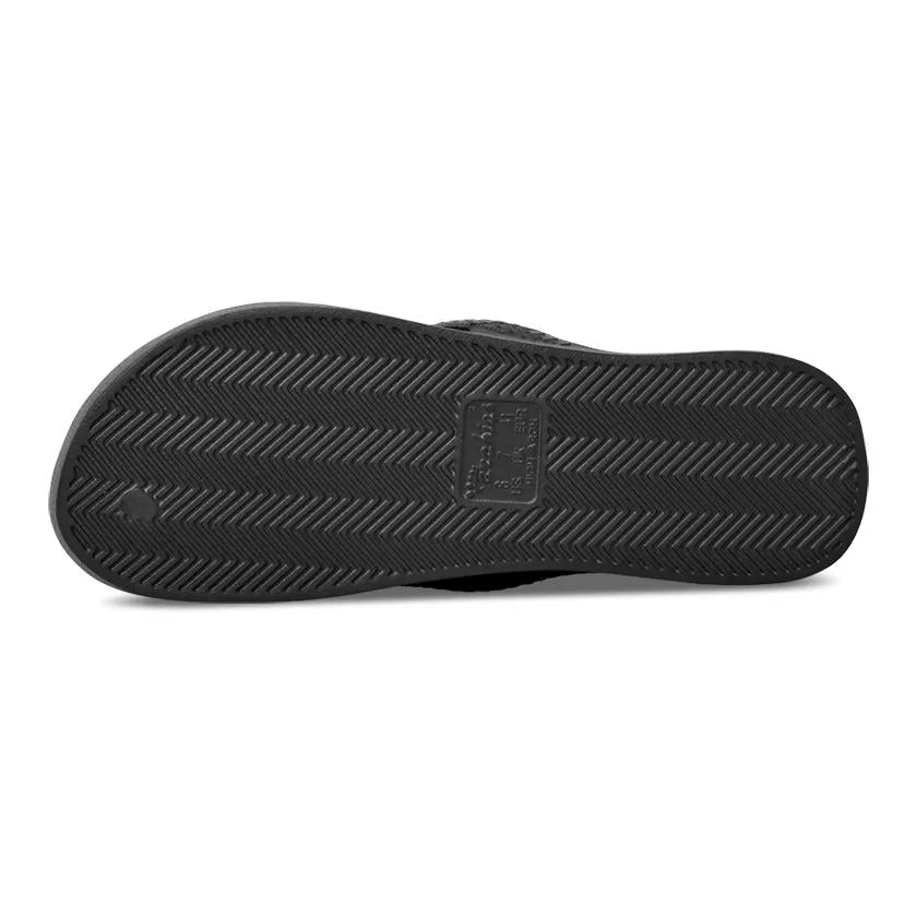 Archies Arch Support Flip Flops in Black