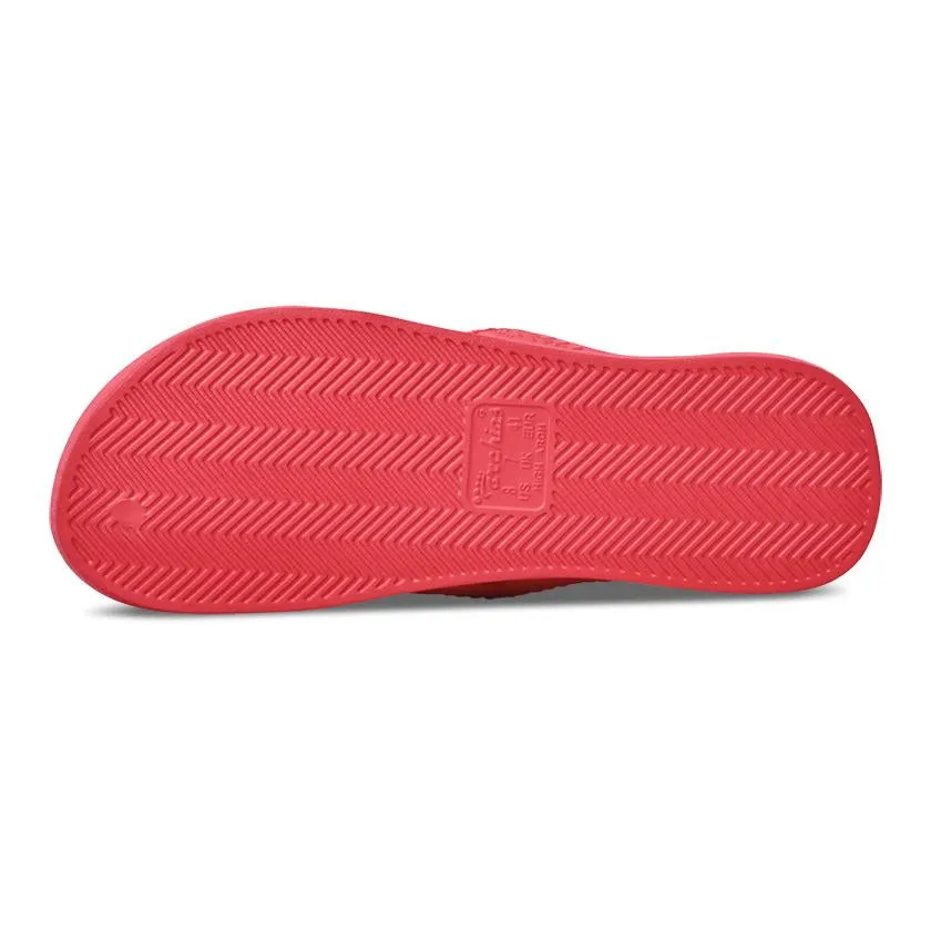 Archies Arch Support Flip Flops in Coral