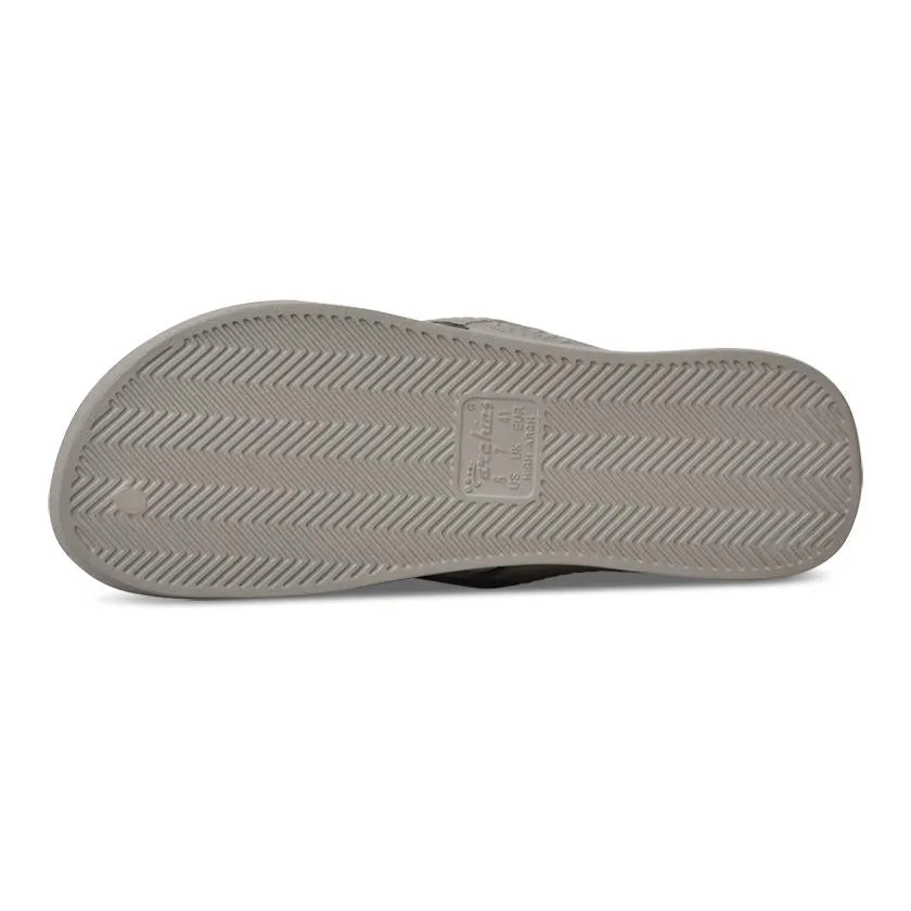 Archies Arch Support Flip Flops in Taupe