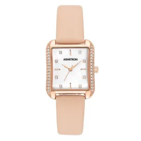 Armitron Smooth Blush Leather Women's Watch - 755725MPRGBH