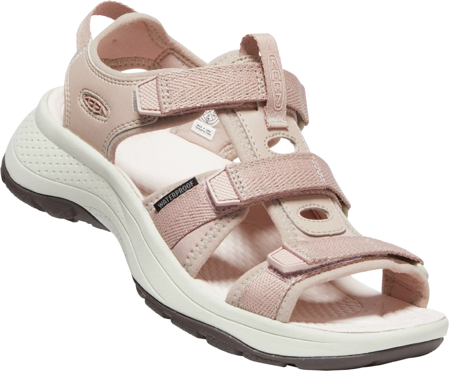 Astoria West Groovy Walking Sandal in Fawn/Silver Birch