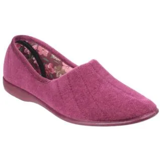 Audrey Heather Memory Slipper