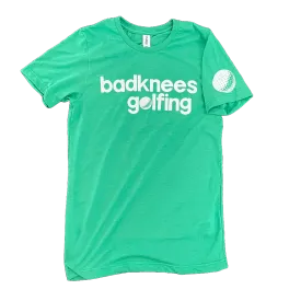 badknees Golfing T-shirt - Fairway Green