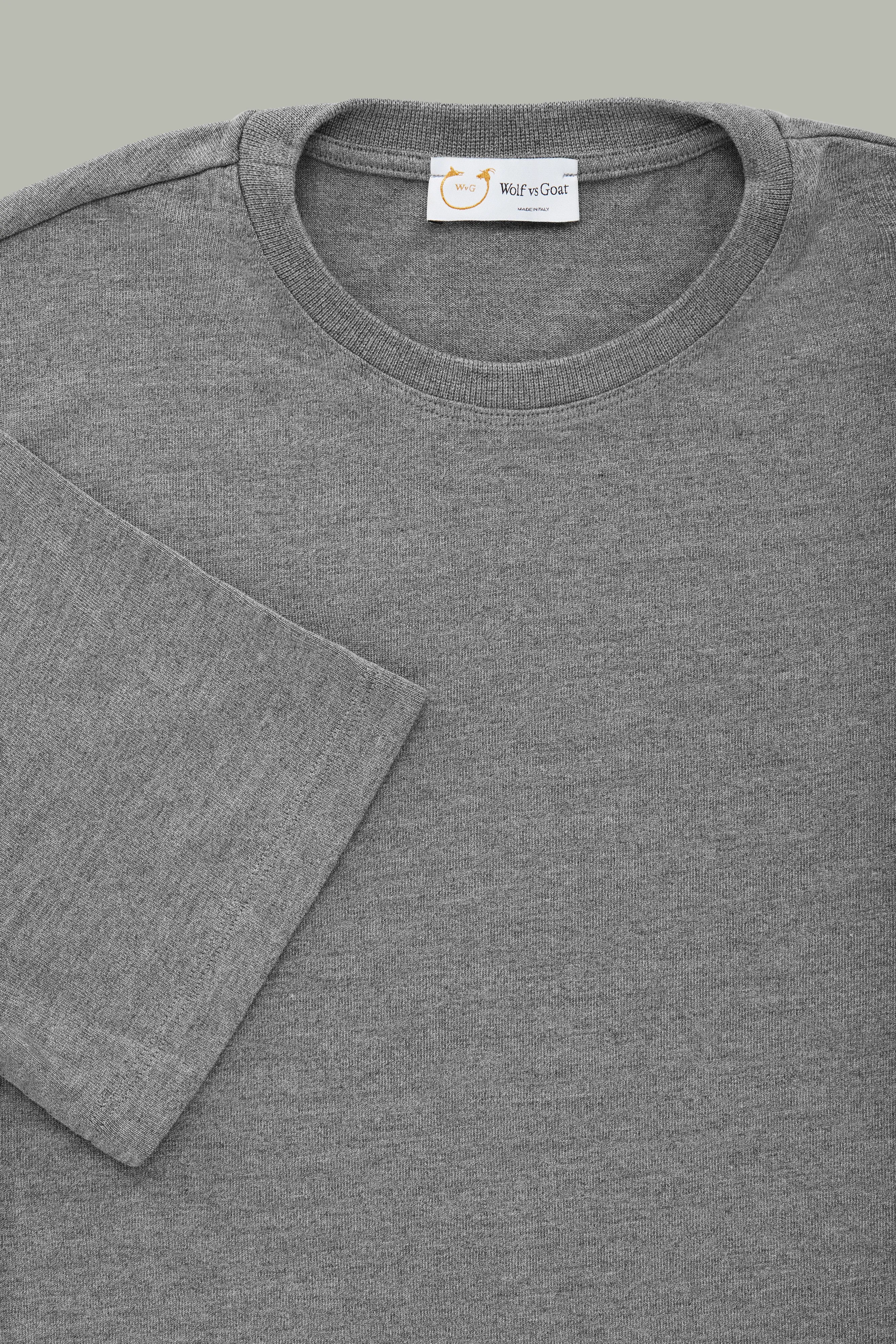 Bamboo Sorona Crew Neck Nero Gray