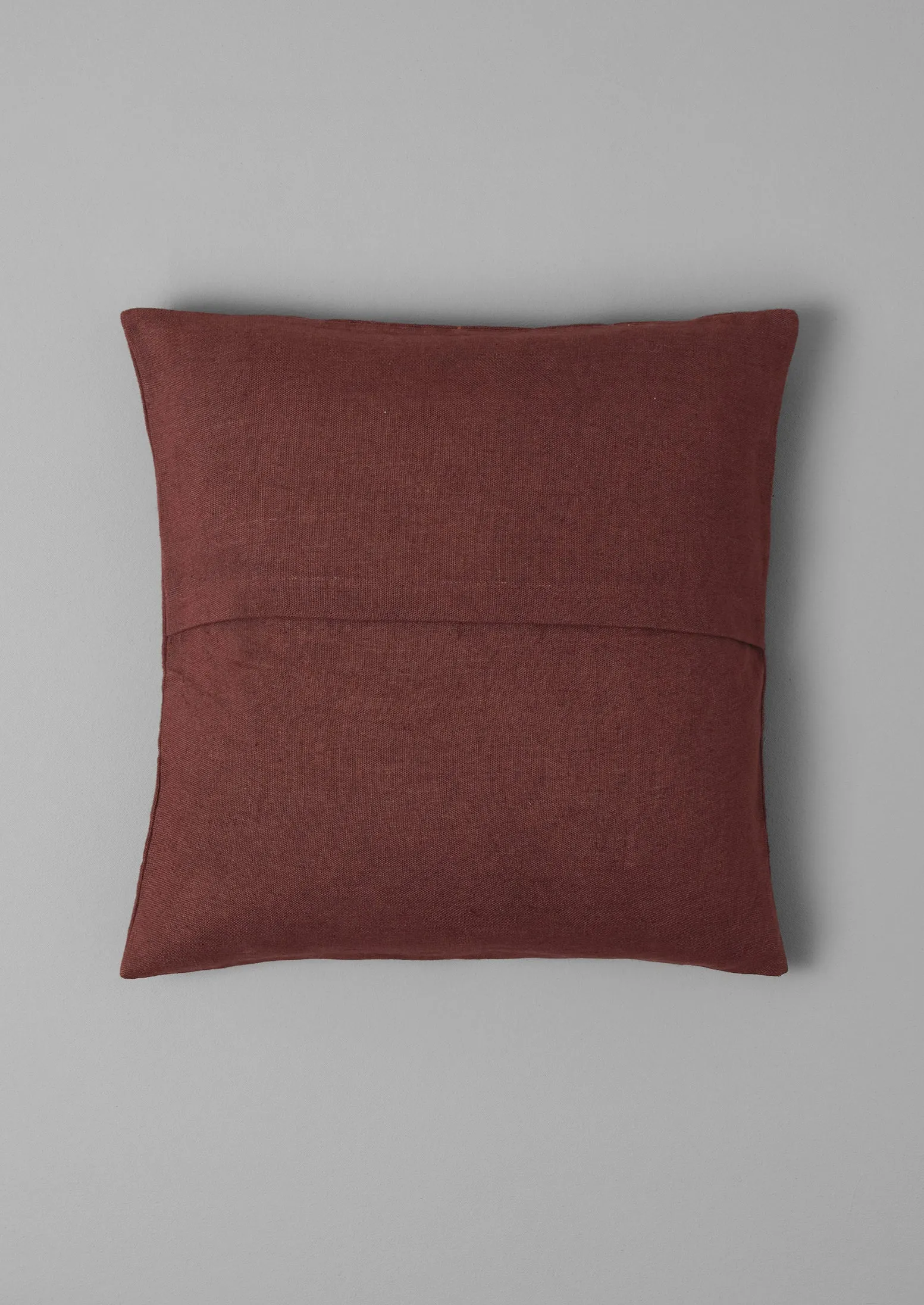 Conker Hand Embroidered Cushion Cover - Basri Collection