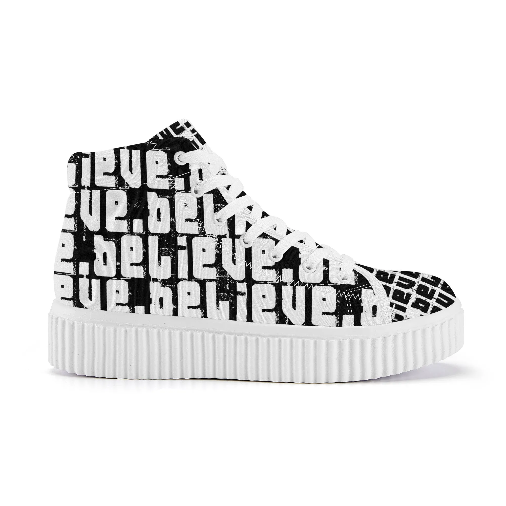 Believe - High Top Women's Shoes