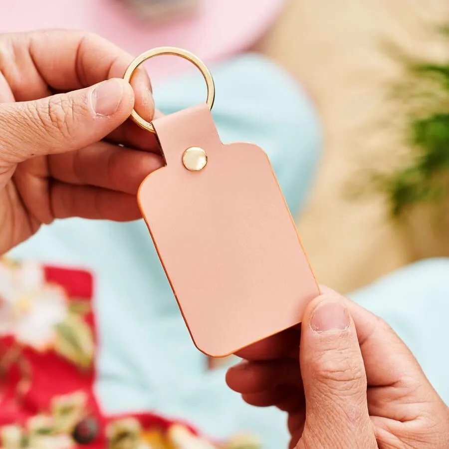 Bestie Leather matching Keyrings