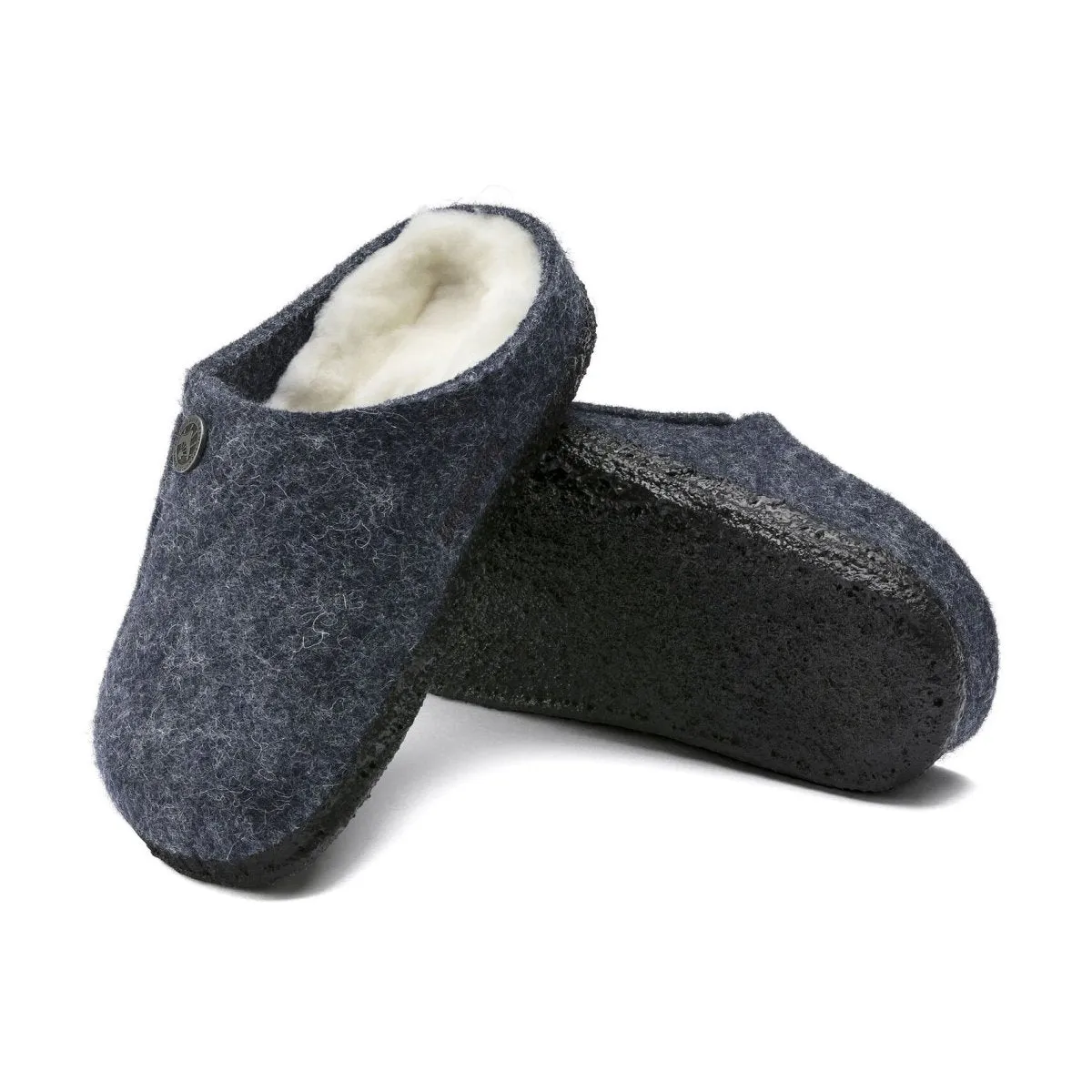 Birkenstock Kid's Zermatt Dark Blue Shearling