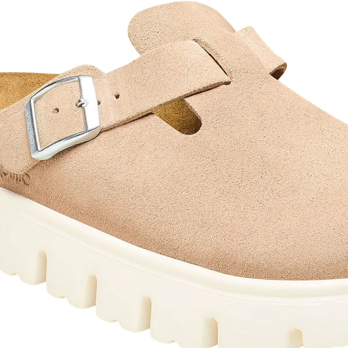 Birkenstock Women's Boston Chunky Warm Sand Suede