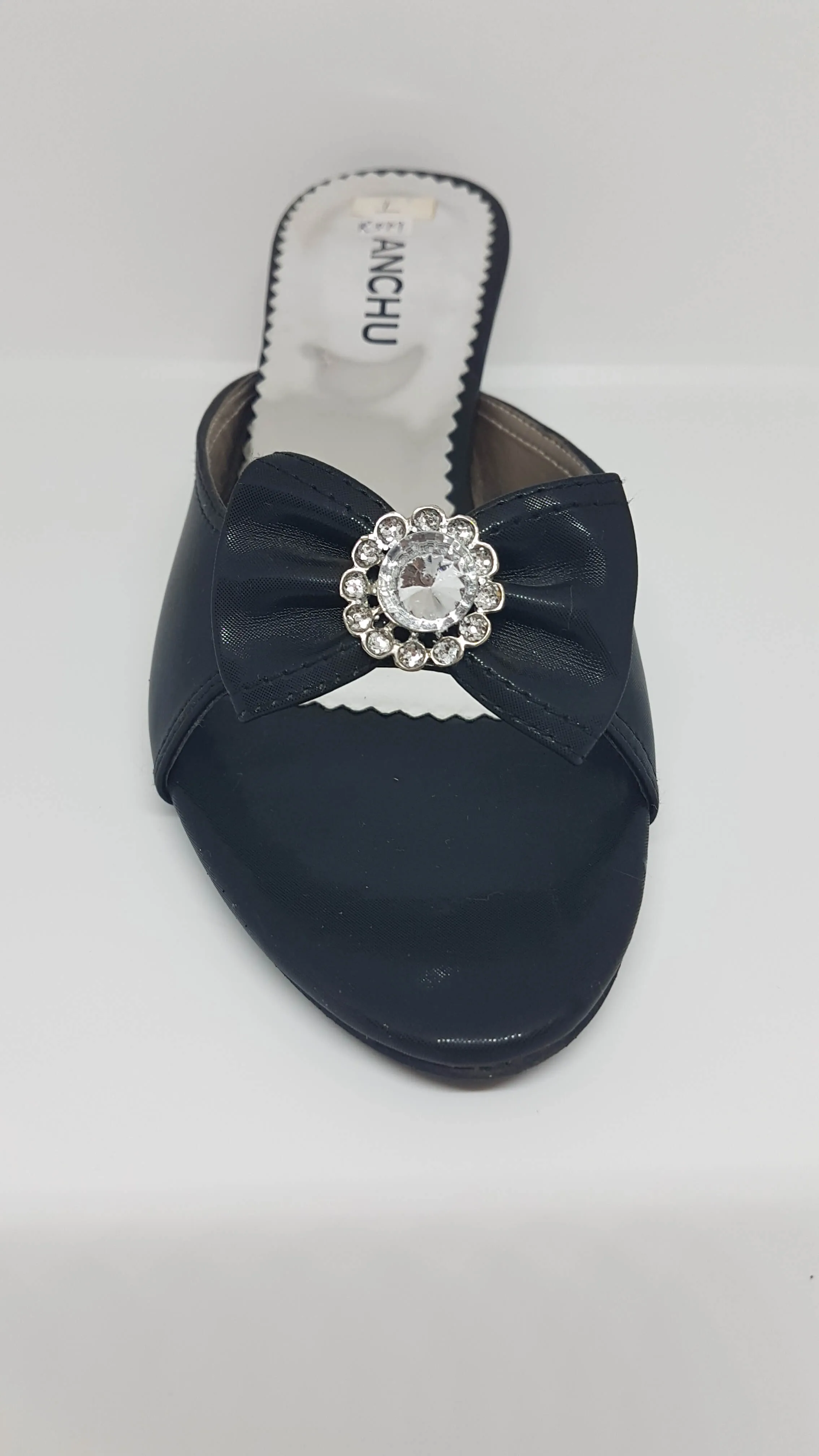 Black Bow Slip On SK004