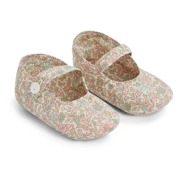 Bonpoint Lilibee Liberty Exclusive Slippers   Pouch | Ecru