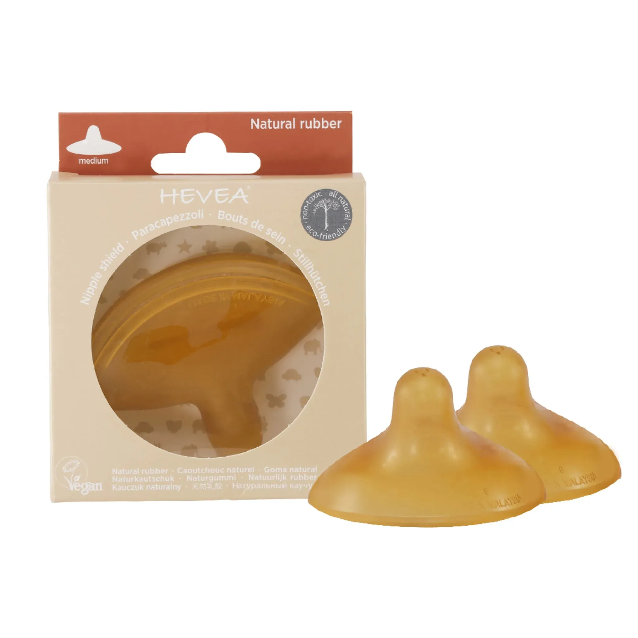 Breastfeeding Nipple Shield - 2 Pack <br> Hevea