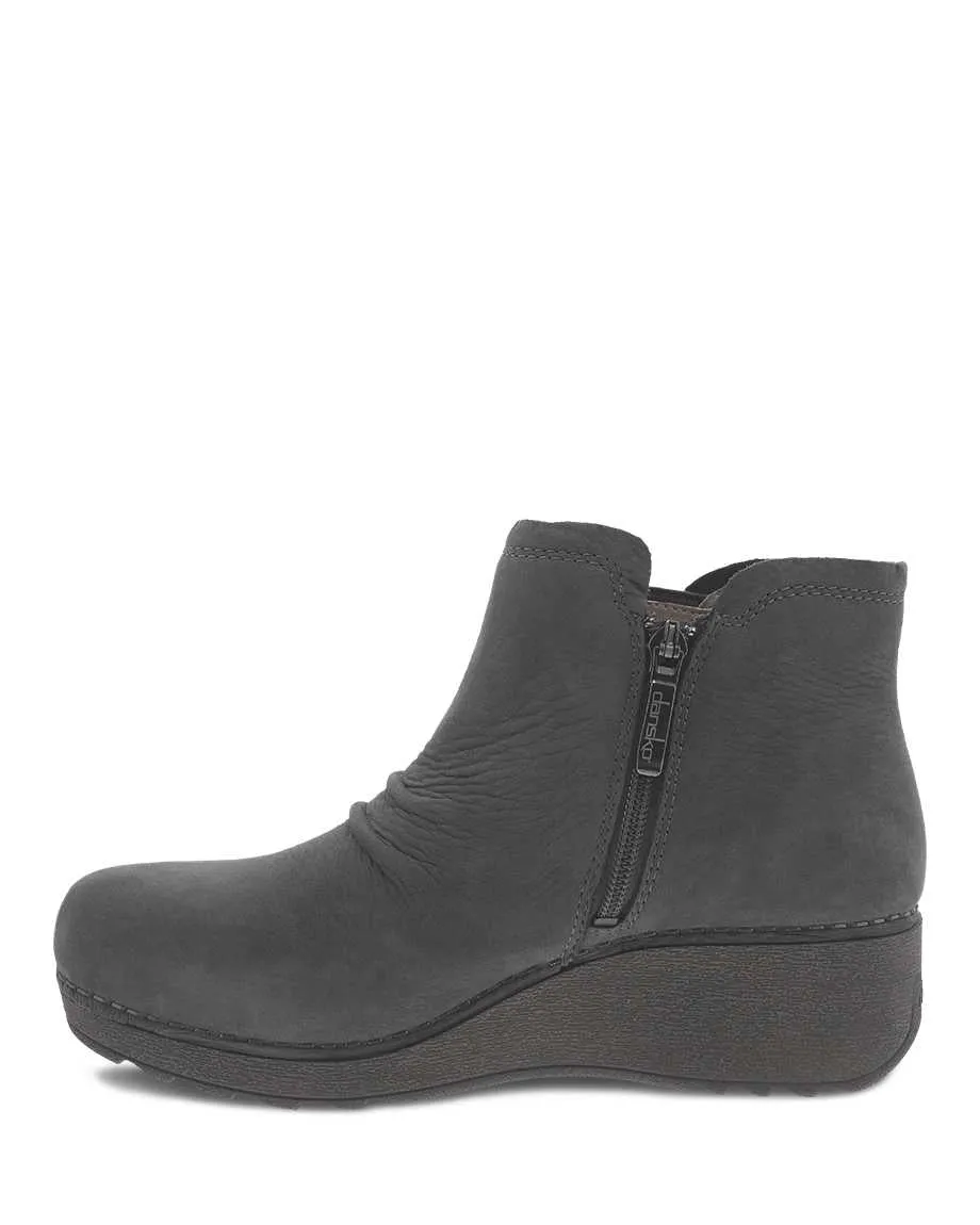 Stylish Grey Nubuck Boots by Caley