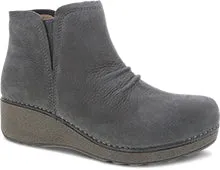 Stylish Grey Nubuck Boots by Caley