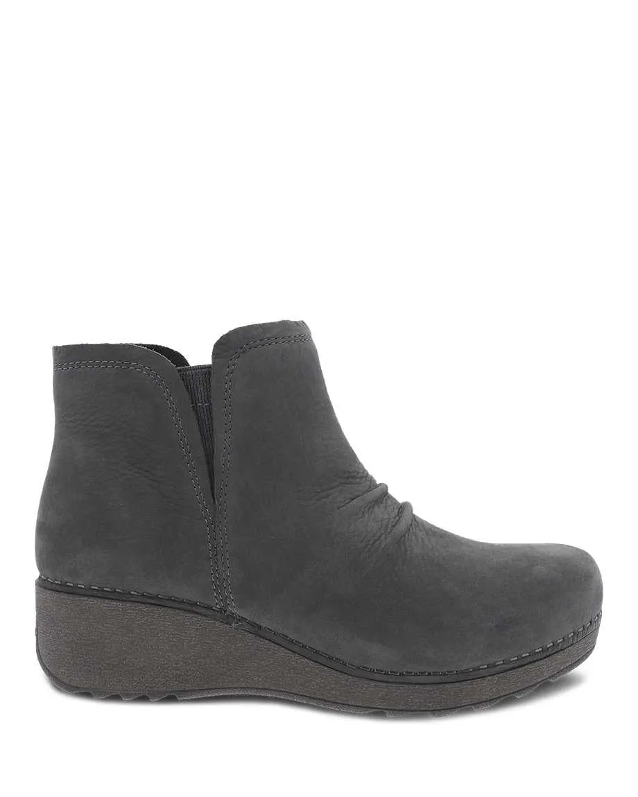 Stylish Grey Nubuck Boots by Caley