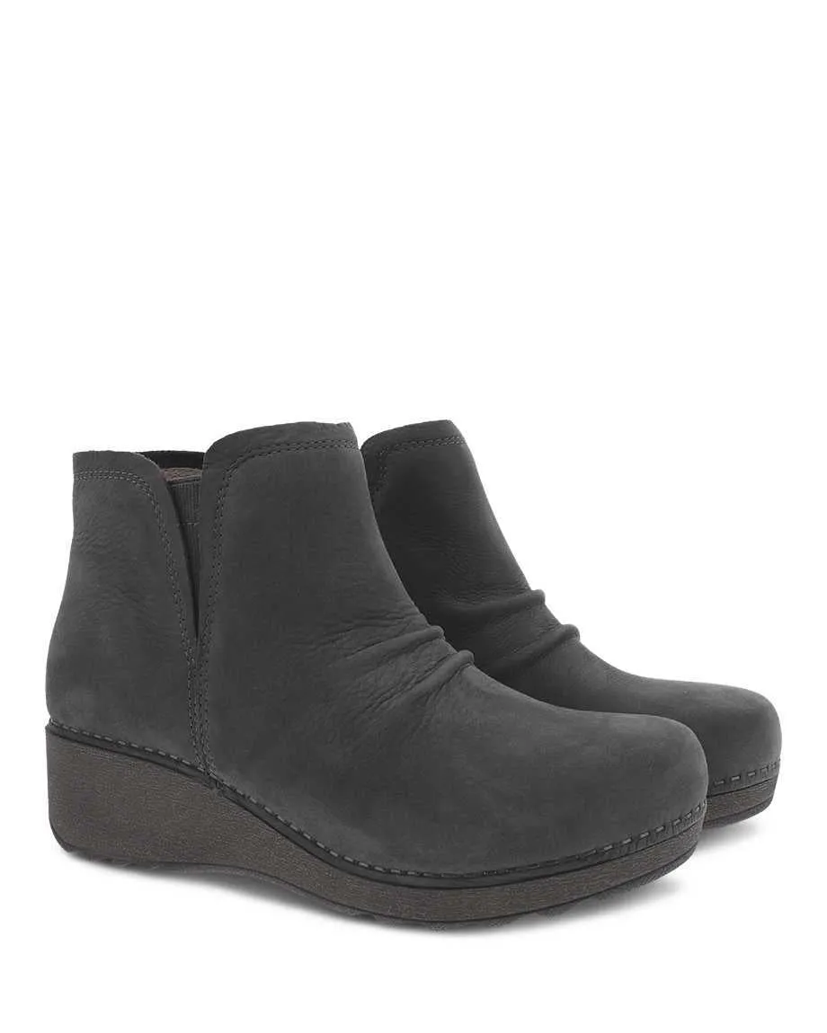 Stylish Grey Nubuck Boots by Caley