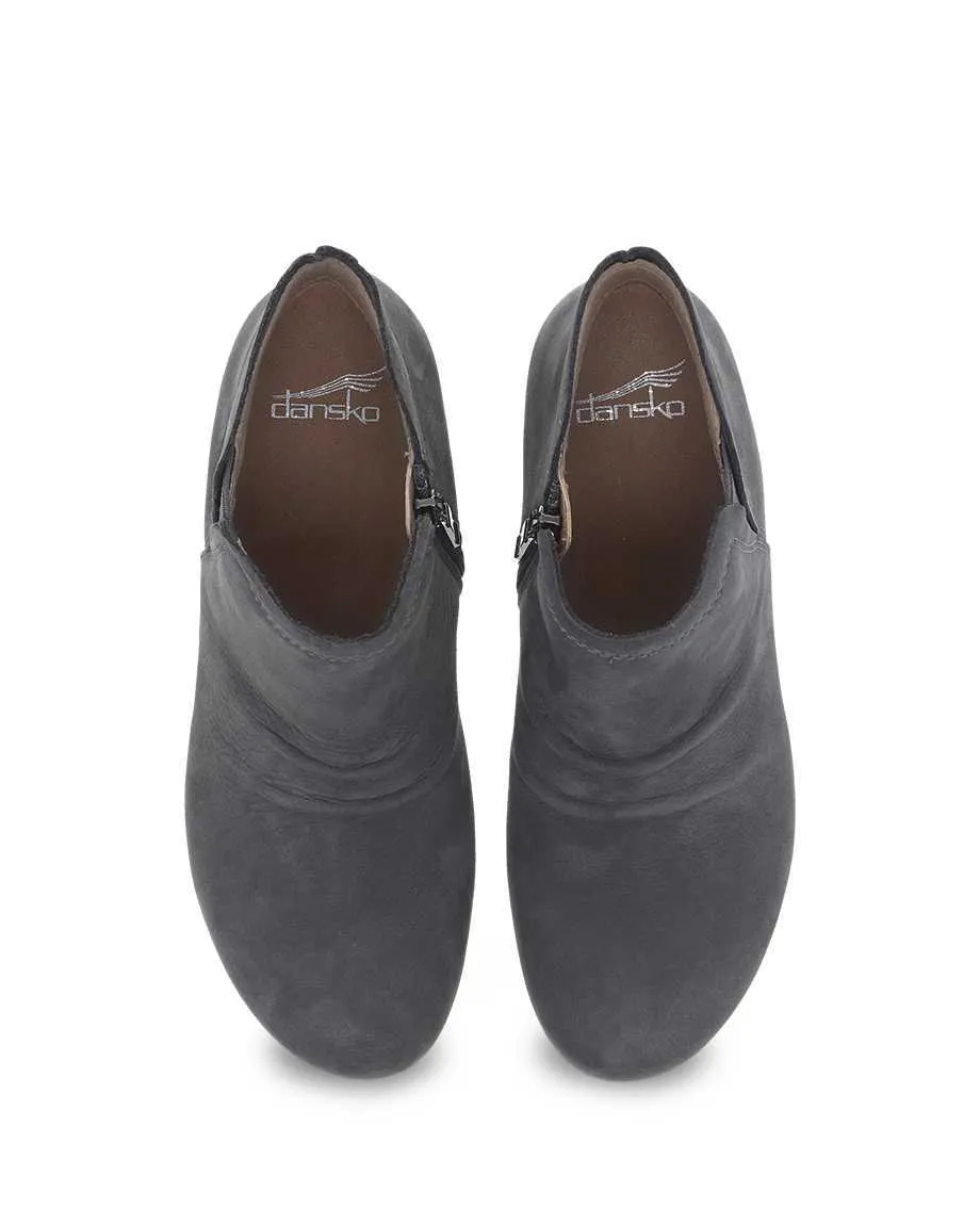 Stylish Grey Nubuck Boots by Caley