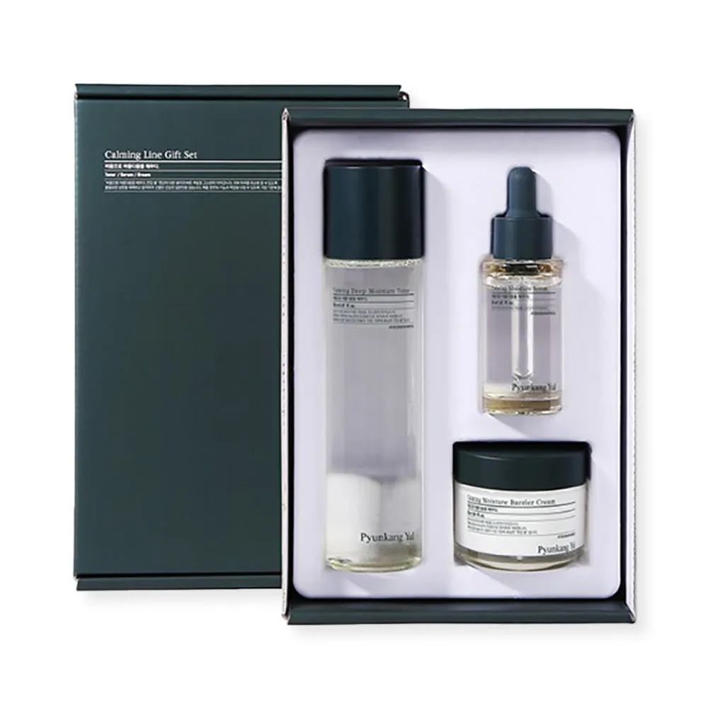 Calming Line Gift Set [Toner   Serum   Cream]