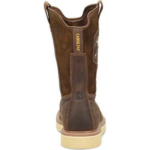 Carolina Men’s Flatiron Wellington 10" MT Casual Work Boot -Brown- CA7044