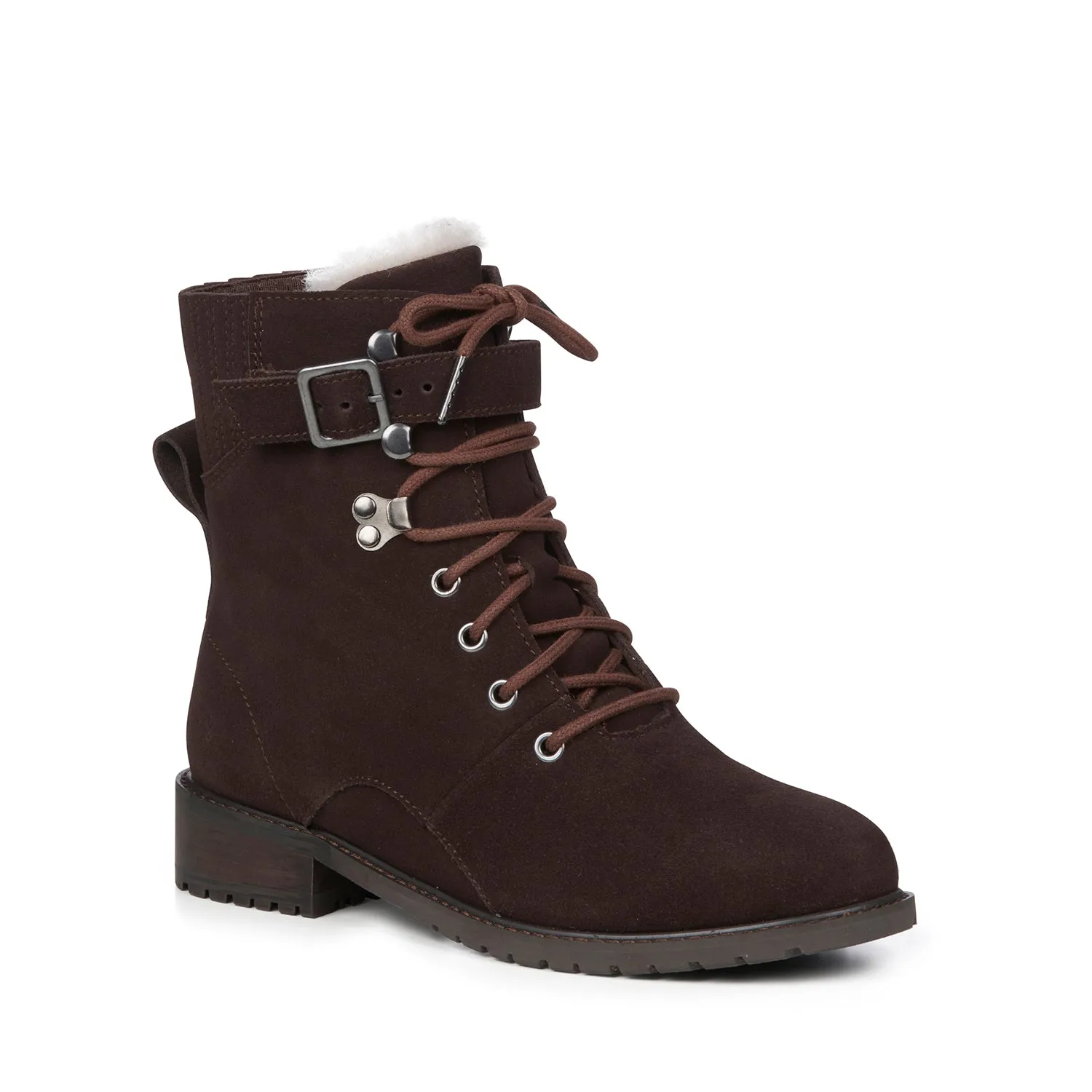 Cassab All Weather Lace Up Boot in Espresso CLOSEOUTS