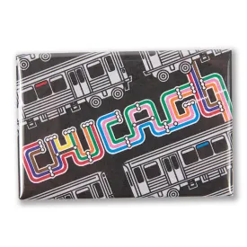 Chicago Transit Type Magnet