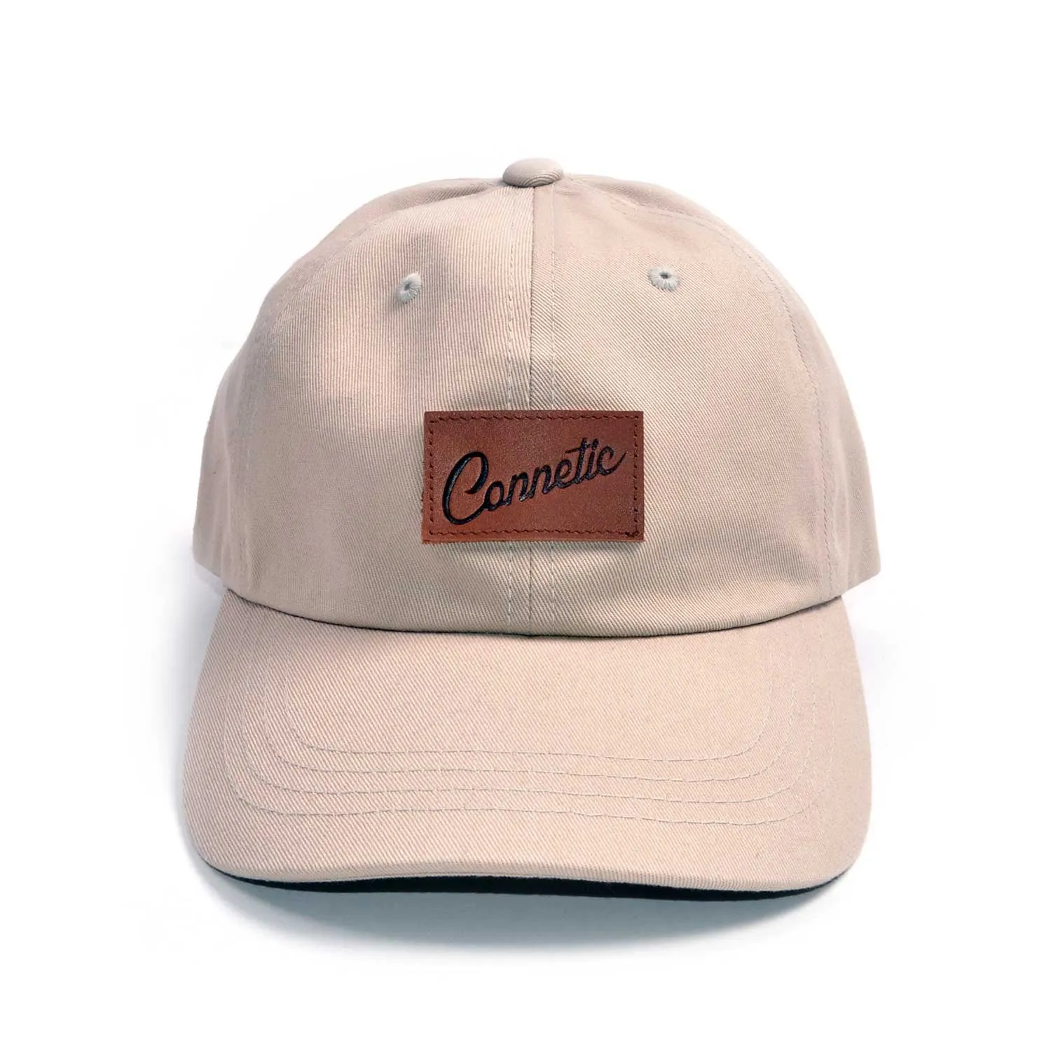 Classic Leather Script Low Profile Hat