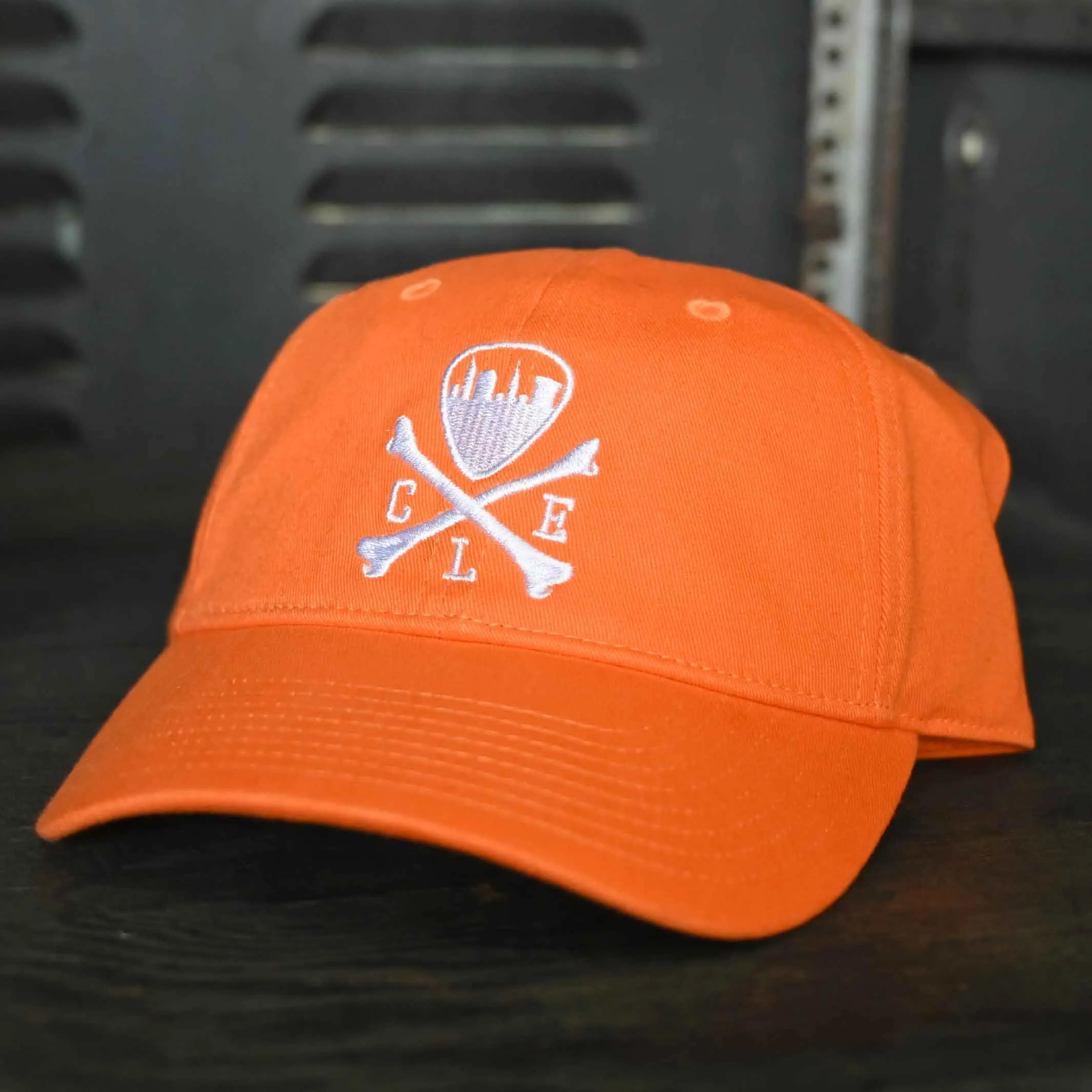 CLE Logo Twill Dad Hat - Orange