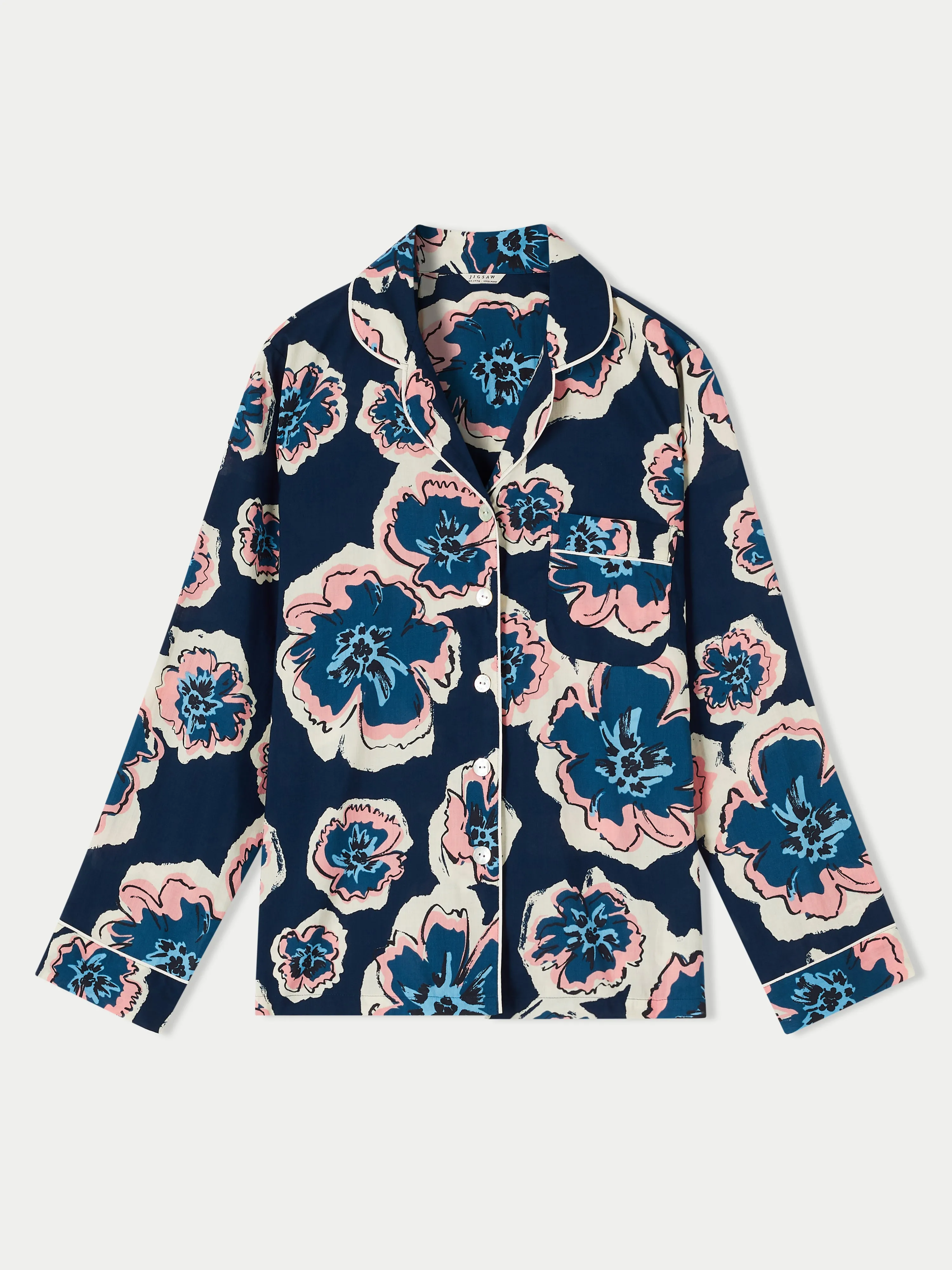 Collage Floral Pyjama | Navy