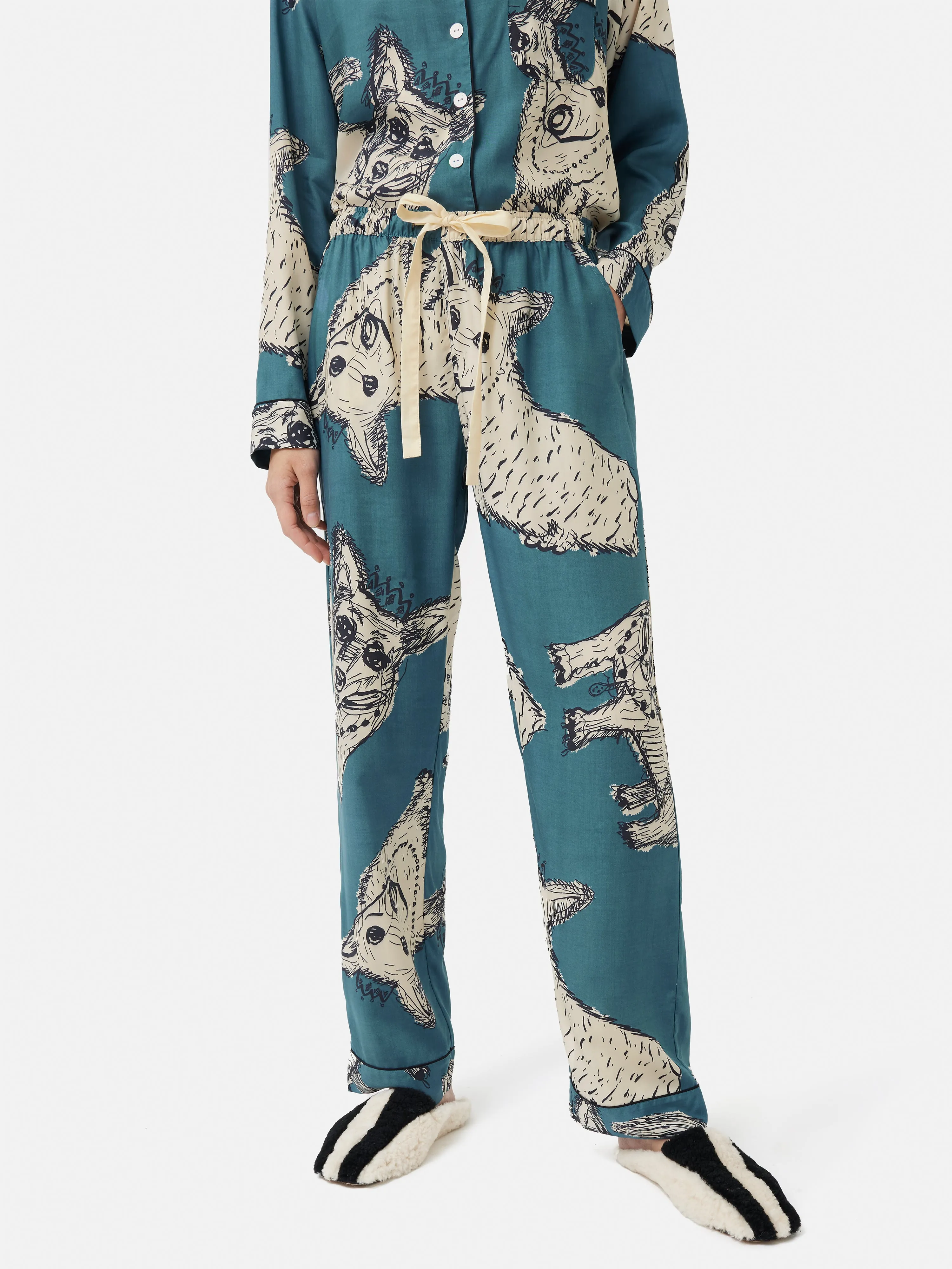 Corgi Modal Pyjama | Blue