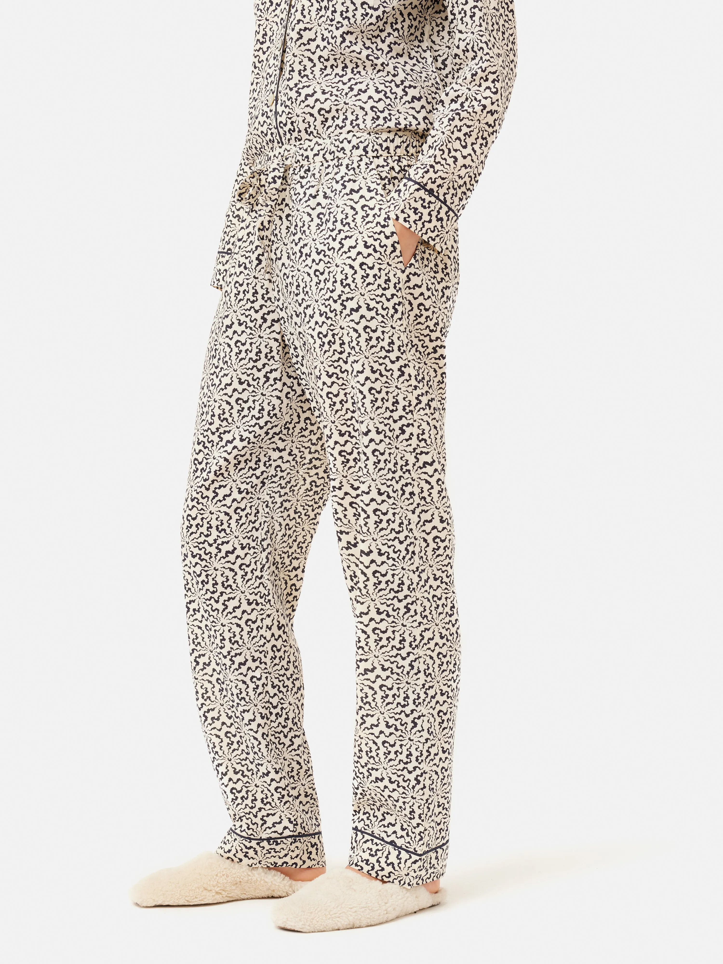 Cosmic Wave Pyjama | Ivory