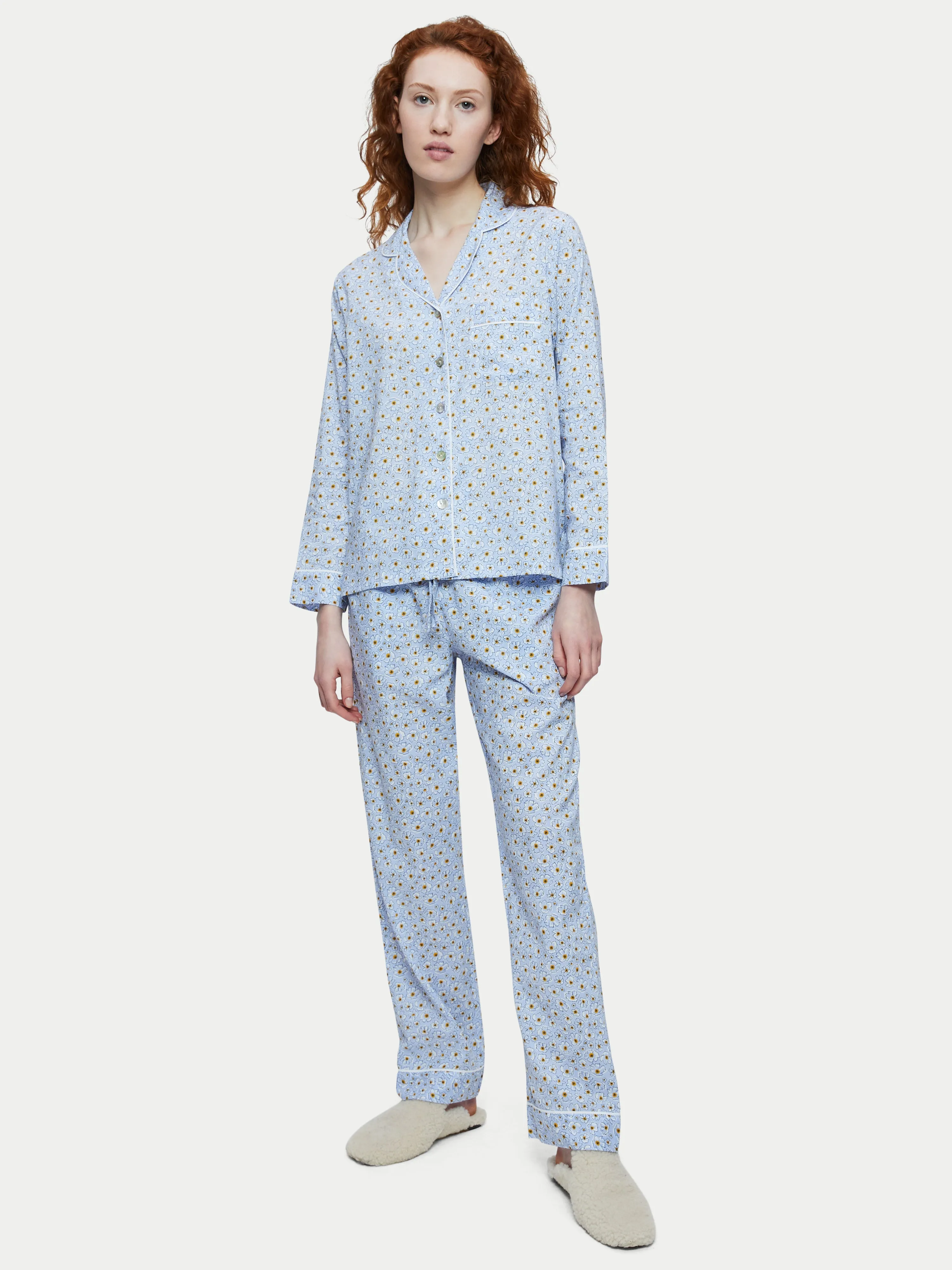 Cosmos Floral Pyjama | Blue