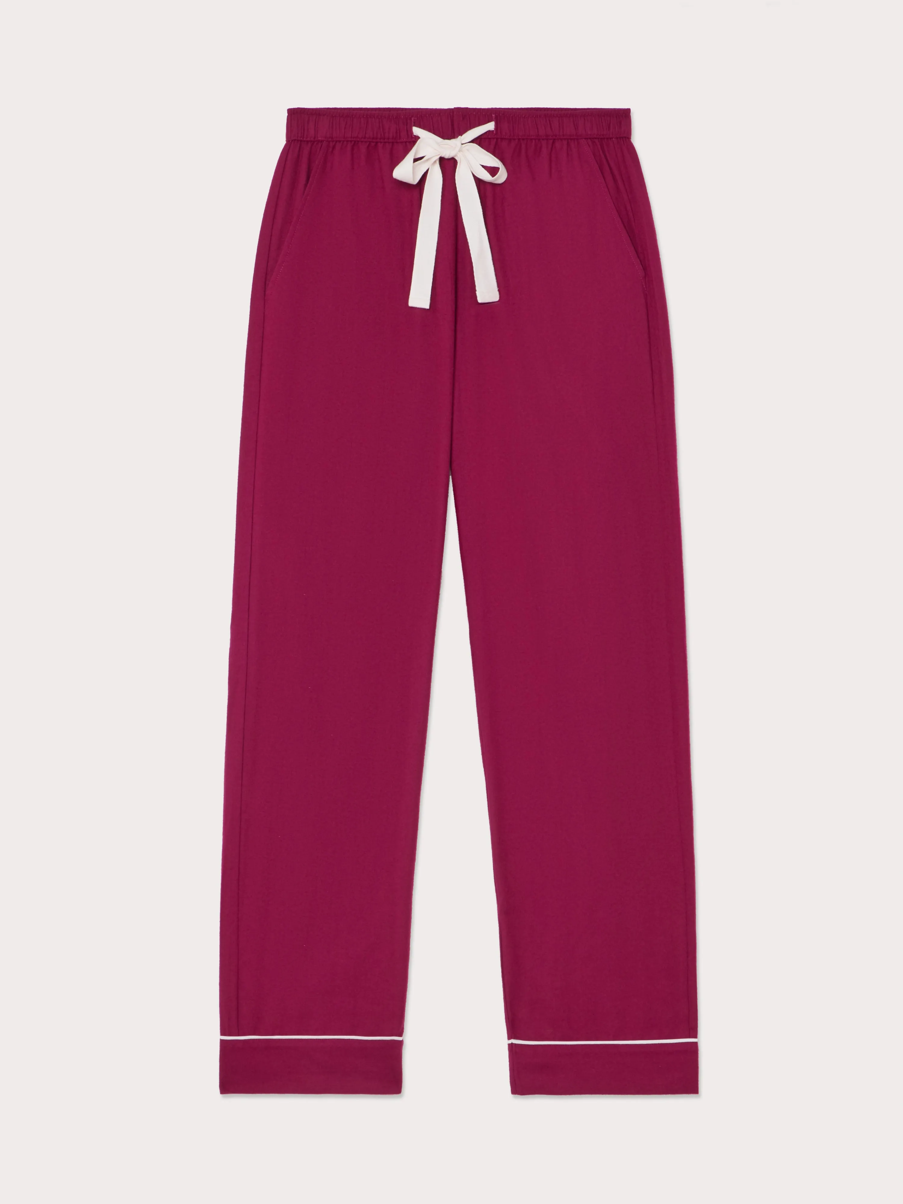 Cotton Herringbone Pyjamas | Pink