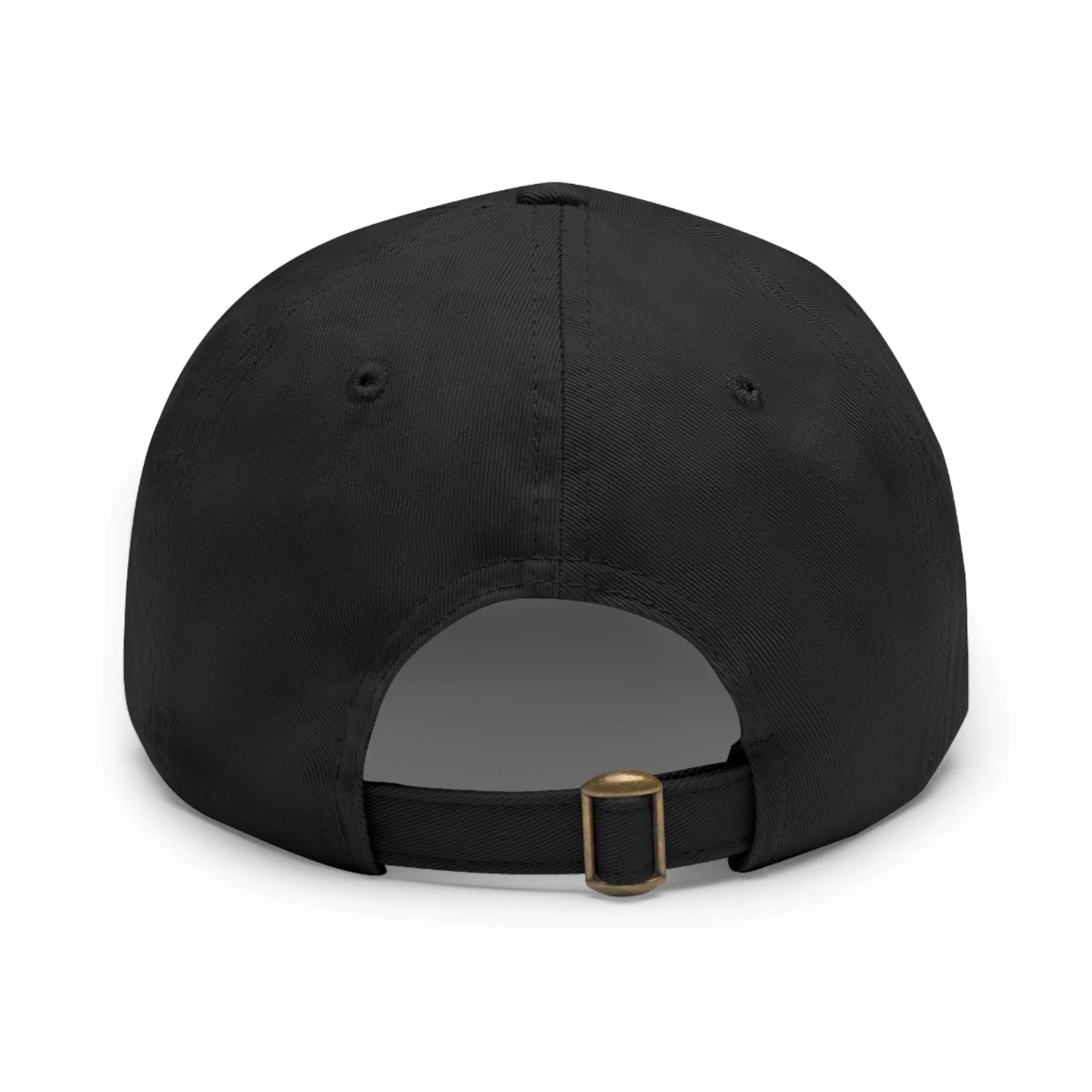 Cursed Dad Hat with Leather Patch (Rectangle)