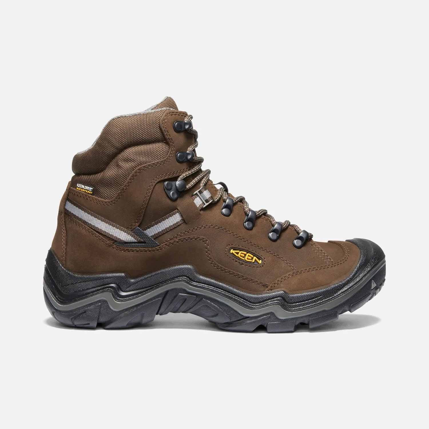 Durand Made in US Waterproof Boot WIDE in Cascade Brown/Gargoyle CLOSEOUTS