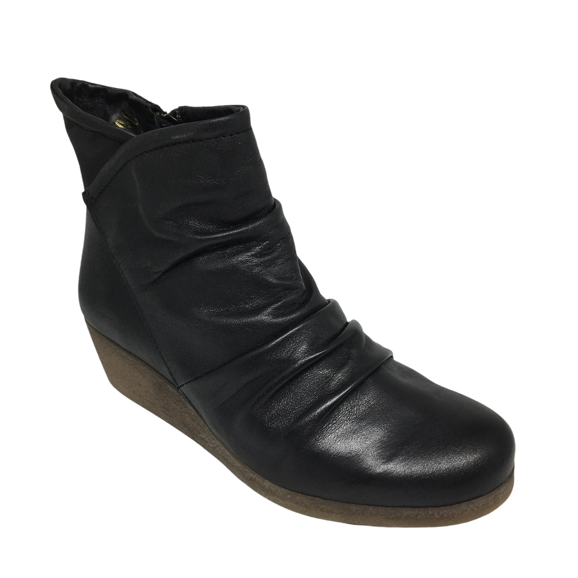 Effegie Ensa ~ Beige ~ Black ~ Leather boot