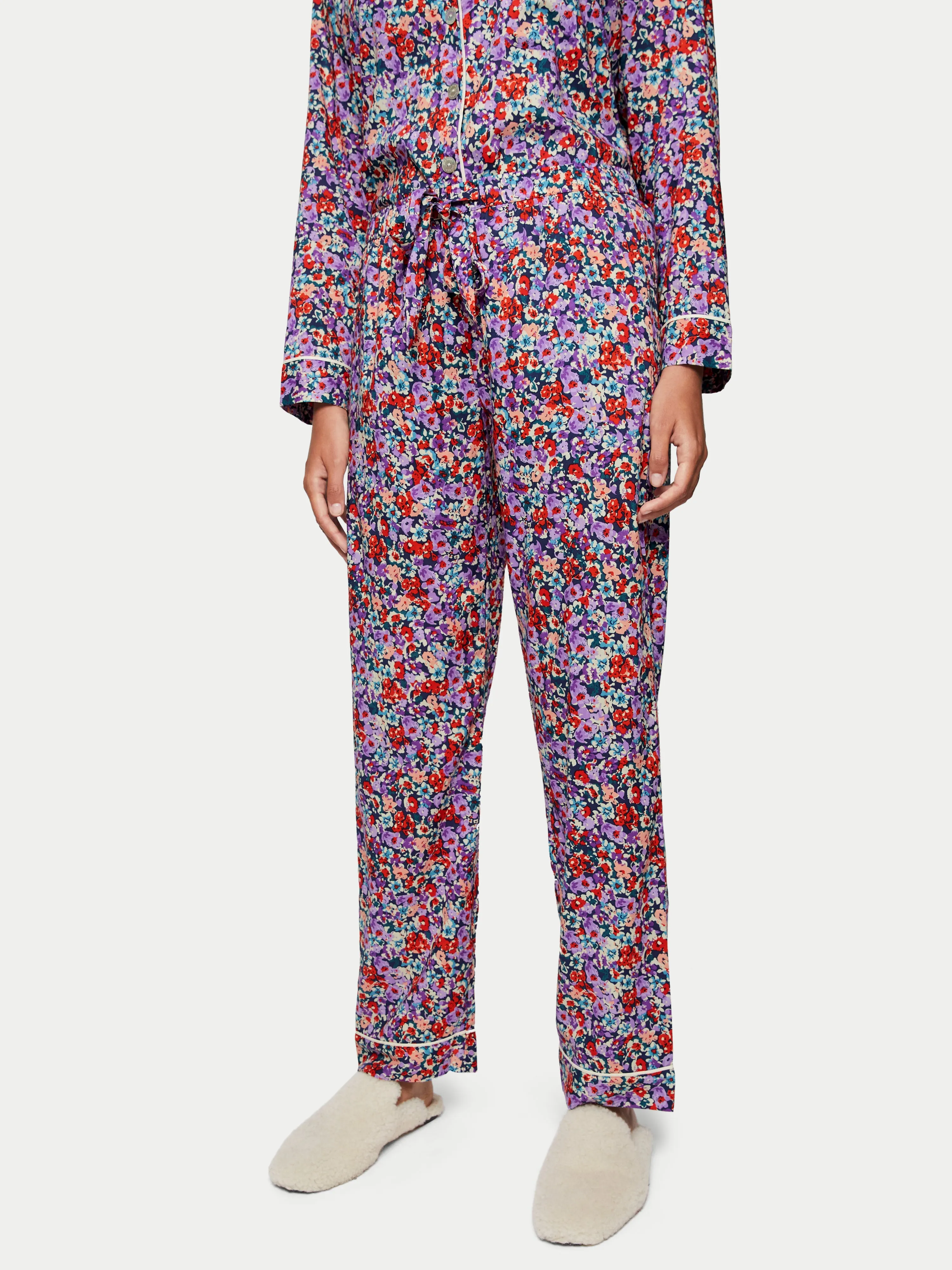 Freesia Ditsy Pyjama | Purple