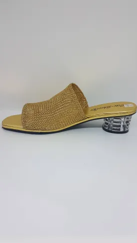 Gold Mesh Sandal SK015