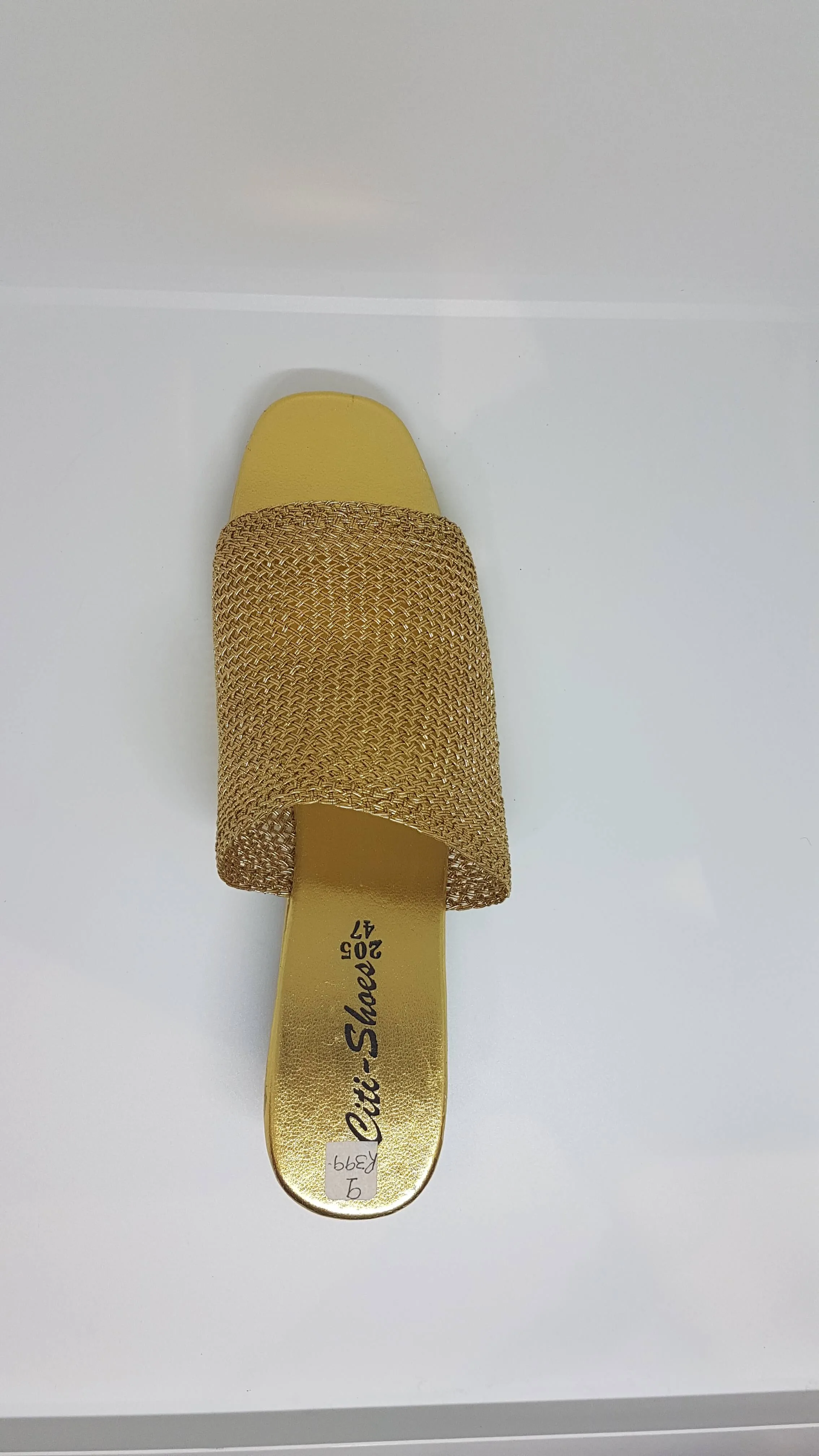 Gold Mesh Sandal SK015