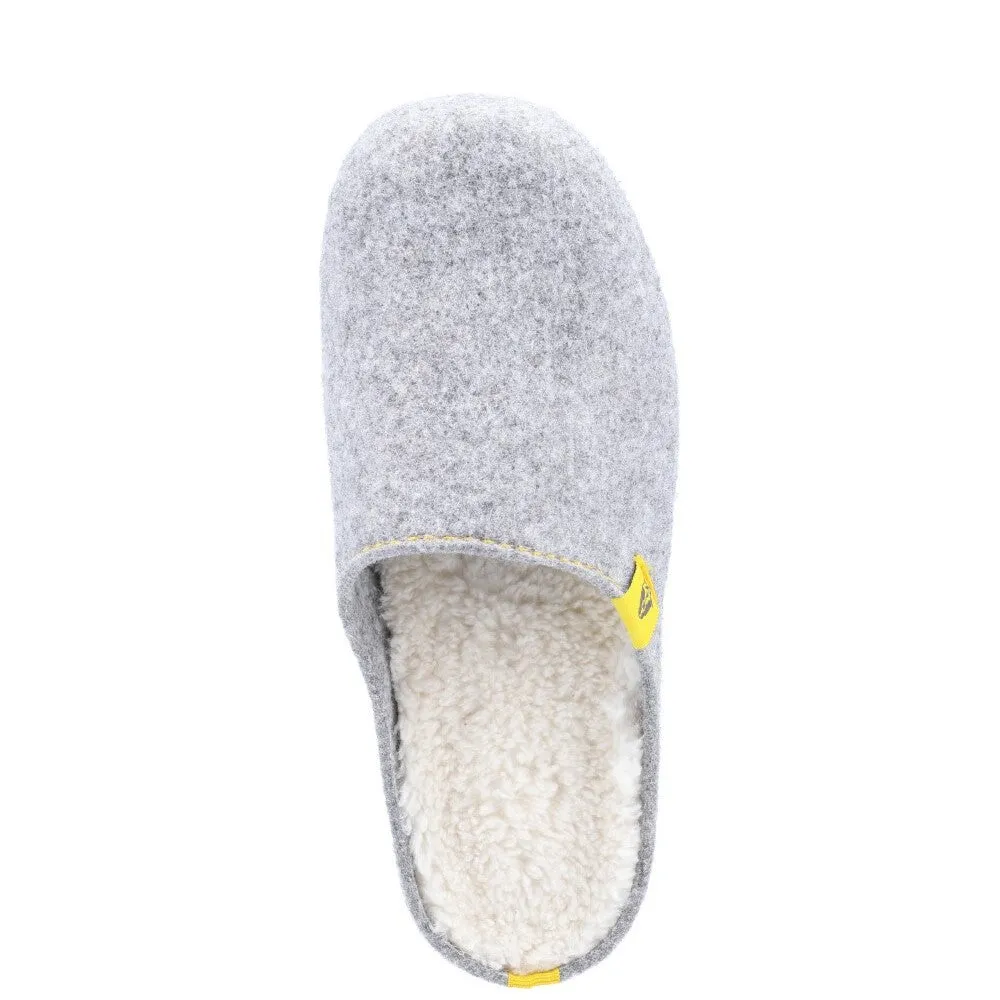 Grey/Yellow Recycled Good Slippers